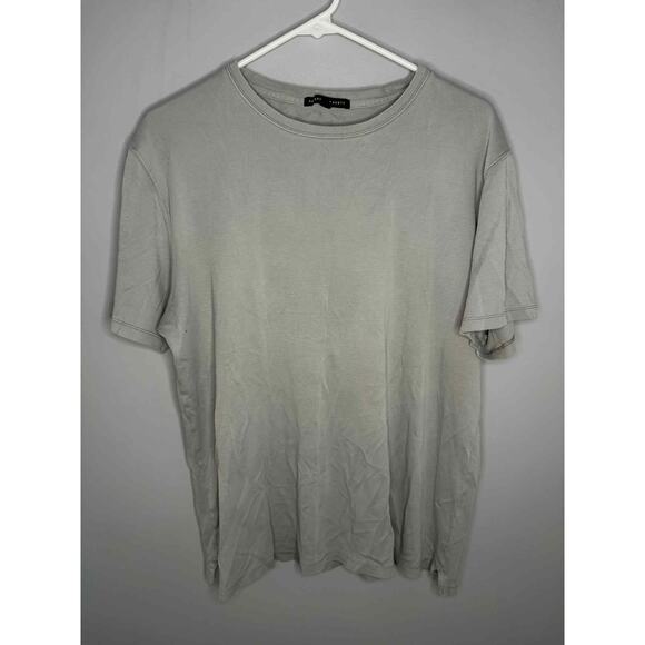 Robert Barakett 100% Pima Cotton Short Sleeve Crew Neck T-Shirt Cement Gray XL - Picture 1 of 6